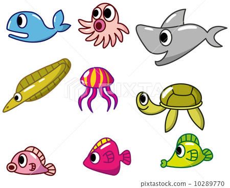 Footcartoonfish,Footcartoonfish 插图素材: cartoon fish icon
