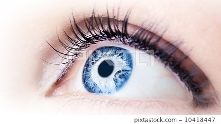 图库照片: abstract blue eye