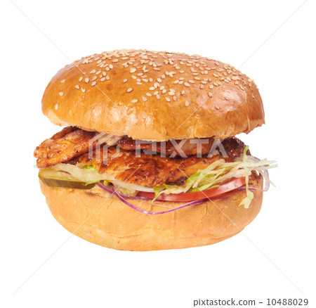 图库照片: hamburger