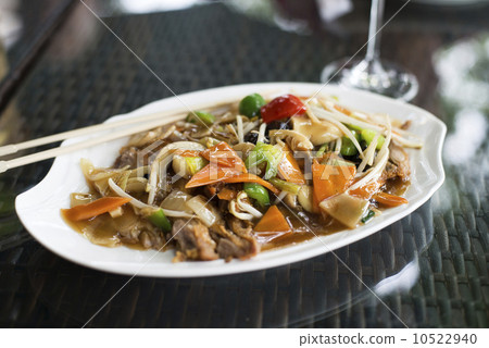 图库照片: duck chop suey