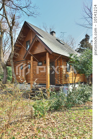 woodframe house, log house, wooden house