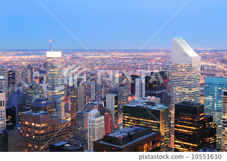 图库照片: new york city skyline