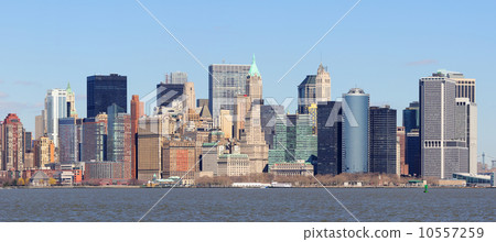 图库照片: new york city skyline