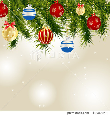 abstract beauty christmas and new year background. vector illust