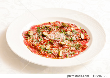 图库照片: beef carpaccio