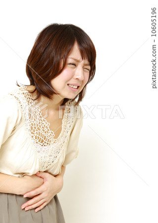 photo : abdominal pain, stomach ache, women