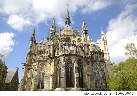 notre-dame de reims cathedral. reims, france