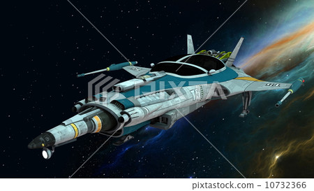 stock illustration: spaceship