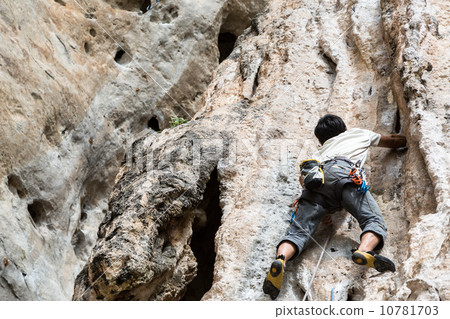 cliff climbing