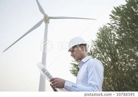 照片素材(图片): 工程师 侧面 侧面图