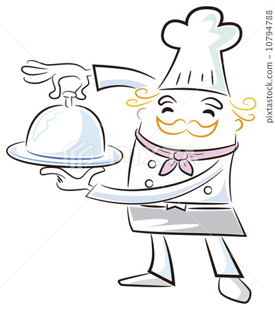 stock illustration: cook, vector, vectors