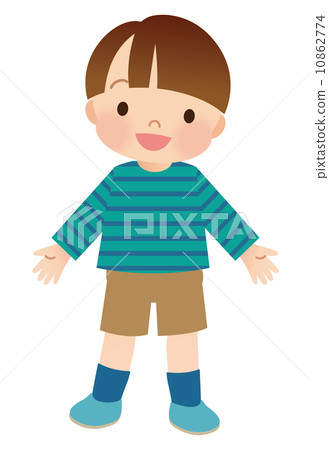 child, young boy, smilng