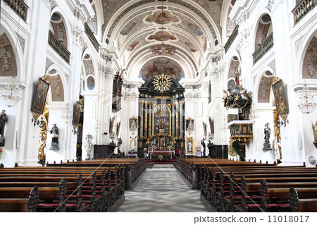 interior of the czech church