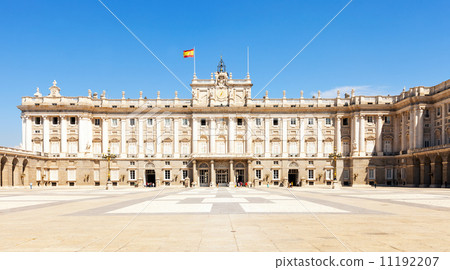 madrid. facade of royal palace