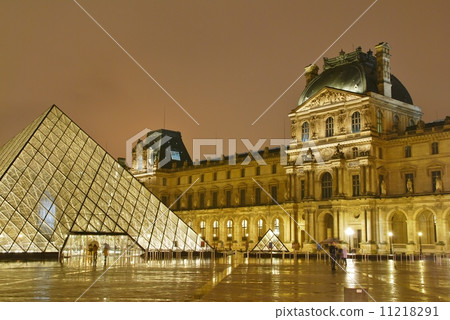 stock photo: louvre museum
