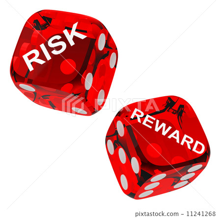 事故_犯罪 危险 risk and reward dices *pixta限定素材仅在pixta网站