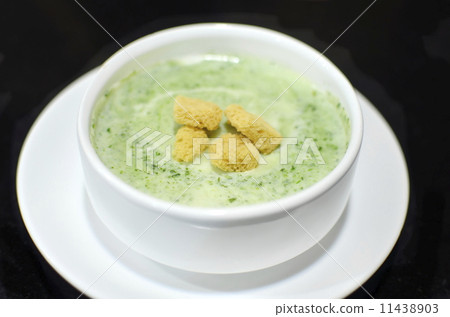 stock photo: spinach soup