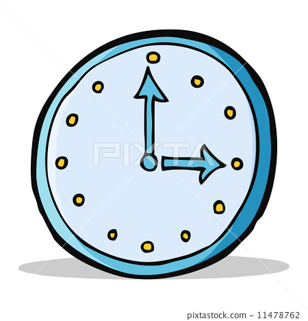 插图素材: cartoon clock symbol