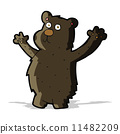 图库插图: funny cartoon bear