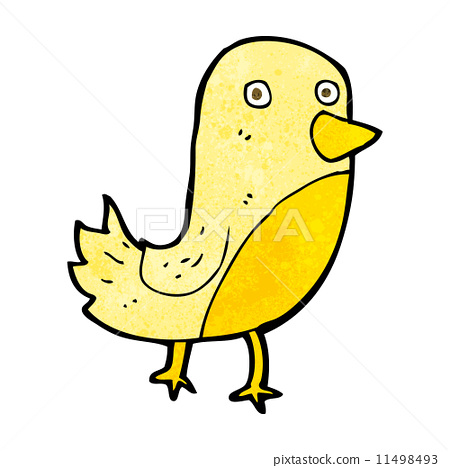 插图素材 cartoon yellow bird