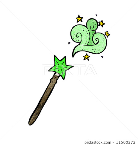 cartoon magic wand 11500272