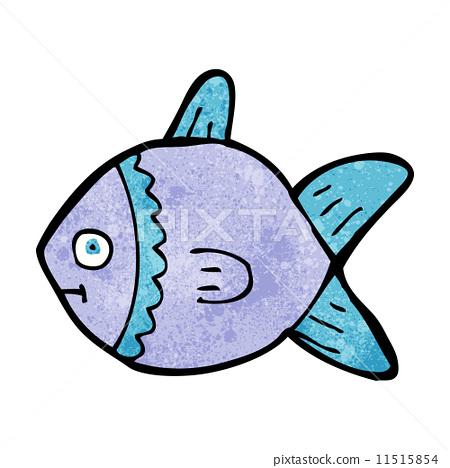 图库插图: cartoon fish