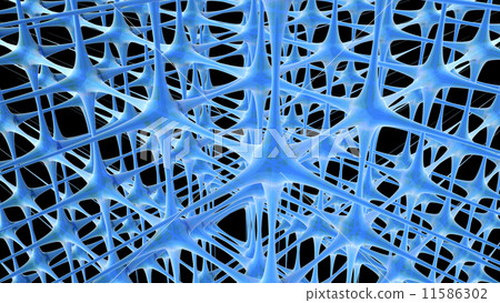 blue volumetric lattice