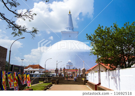 照片: mirisavatiya dagoba stupa, anuradhapura, sri lanka