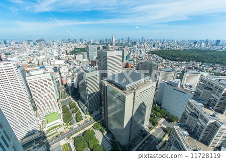 街道 新宿次中心 建筑群