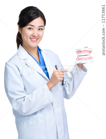 female dentist