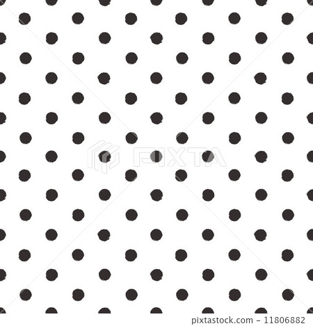 图库插图 polka dot seamless pattern