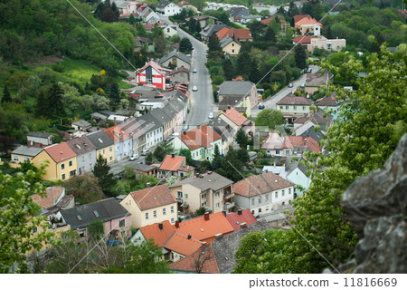 照片素材(图片): view of the small town