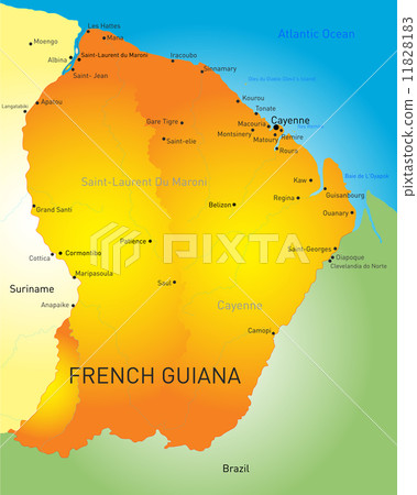 插图素材: french guiana