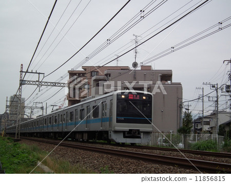 图库照片: 小田急线3000型小田急相模原
