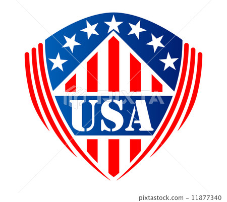 插图素材: usa heraldic shield symbol