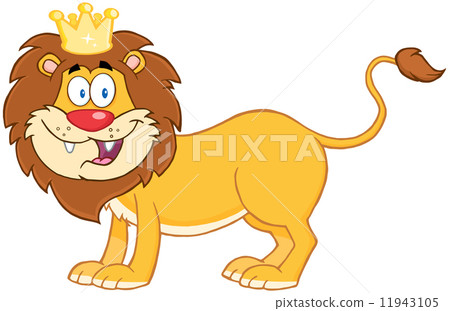 图库插图: lion king of jungle