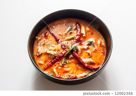 chicken tomyum the favourite spicy food in thailand