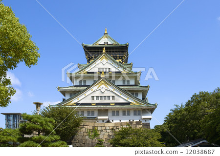 日本风景 大阪 大阪城 照片 大阪城堡城堡塔 首页 照片 日本风景 大阪