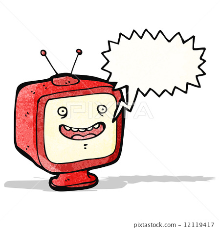 talking television cartoon character 12119417