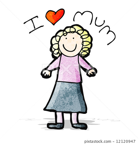 mother's day card cartoon