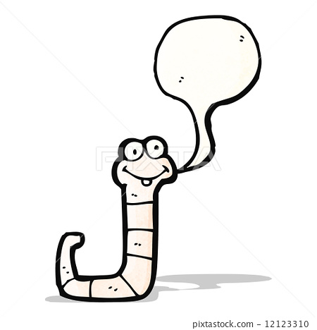 cartoon worm