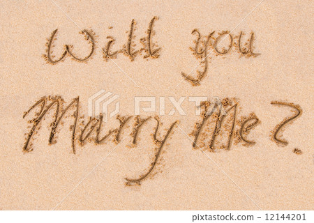 图库照片: will you marry me?