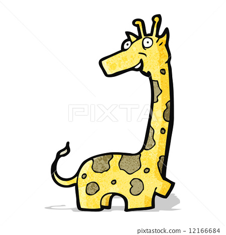 funny cartoon giraffe 12166684