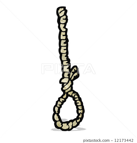 插图素材: cartoon hanging noose