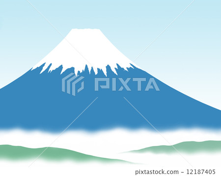 日本风景 山梨 富士山 插图 富士和云海 首页 插图 日本风景 山梨