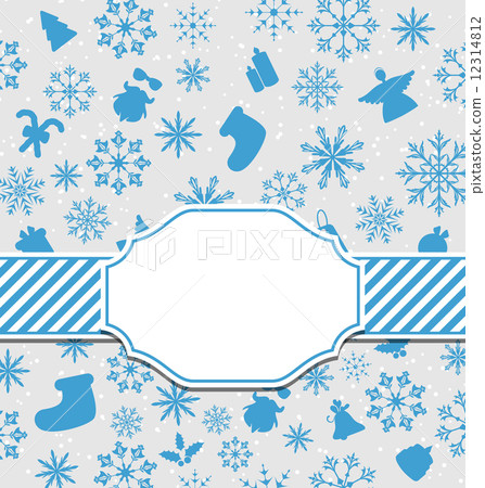 christmas greeting card with copy space for yout