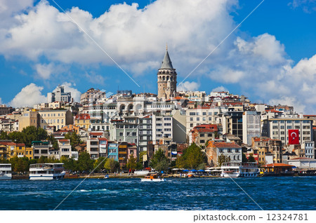 图库照片: istanbul turkey view