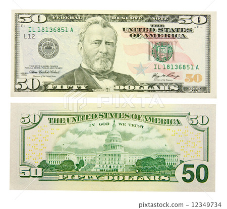 图库照片: fifty dollar