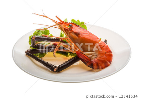 图库照片: giant freshwater prawn