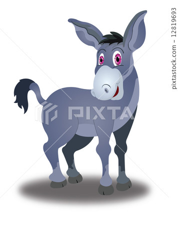 donkey, illustration 12819693